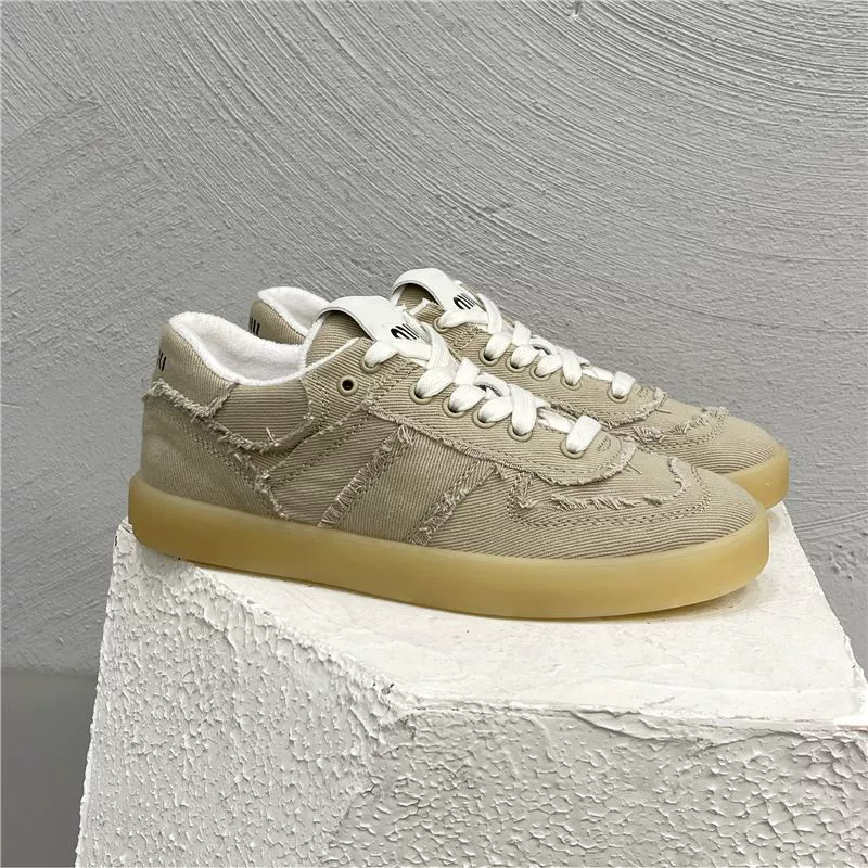 2025 новая модель, оптовая продажа, неоформленные бродячие туфли, женские парусиновые туфли с низким вырезом, универсальные моральные тренировочные туфли, женские повседневные туфли на плоской подошве