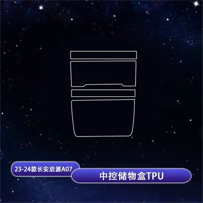 Car interior film | Interior Control Panel Protective - 23-25-changan-qiyuan-a07-central-control-storage-box-tpu