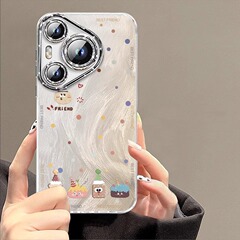 甜心派对适用华为pura80手机壳新款卡通华为mate70pro可爱mate60