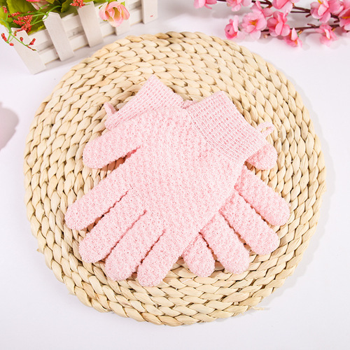 Thickened Five-Finger Shower Glove, Scrub Brush, Sanding Shower Gadget, Exfoliating, Removing Dead Skin, Back Scrubber, Factory Stock, Wholesale