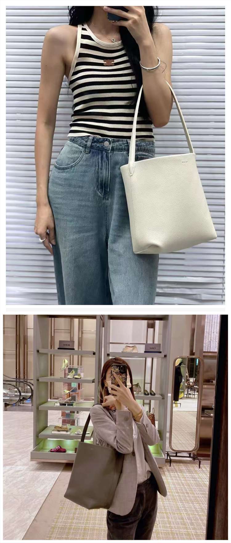 Borsa a tracolla da donna di grande capacità The/Row Nylon Bucket Nuova borsa a tracolla piccola e semplice per pendolari_voghion.com