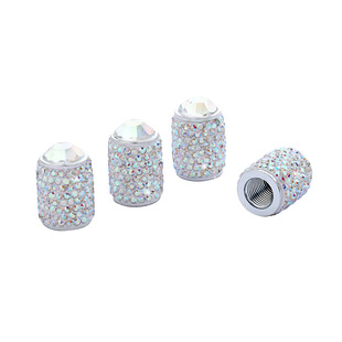Explosive full drill valve cap Amazon aluminum alloy with sealing ring car tire cover car metal valve core