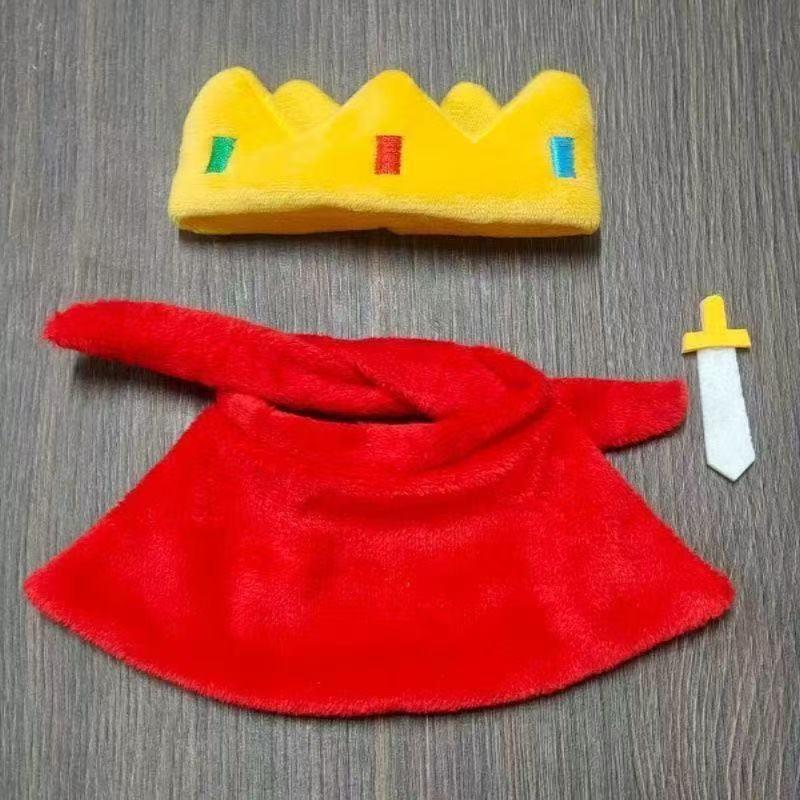 Capybara Doll Clothes 13-Inch Universal Cotton Doll Hat and Bib Cute and Adorable Self-Deprecating Bear Costume Doll Clothes