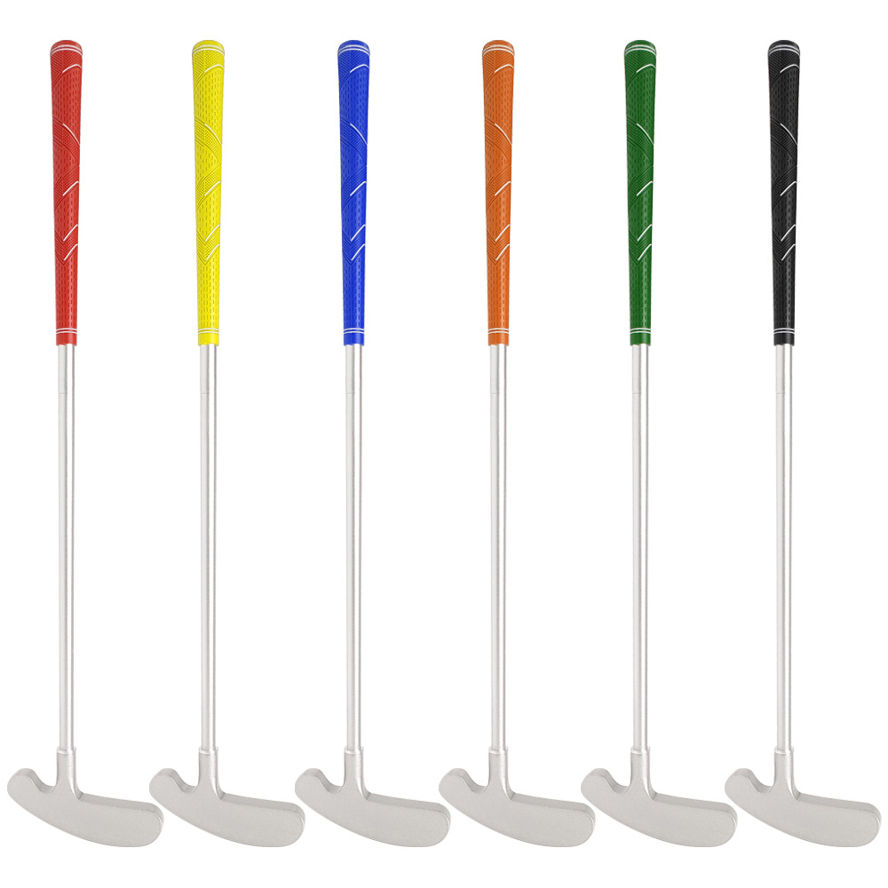 Transfronterizo en stock Golf DE LOS NIÑOS putter Golf de doble cara de aleación de aluminio de dos secciones práctica putter logotipo personalizado