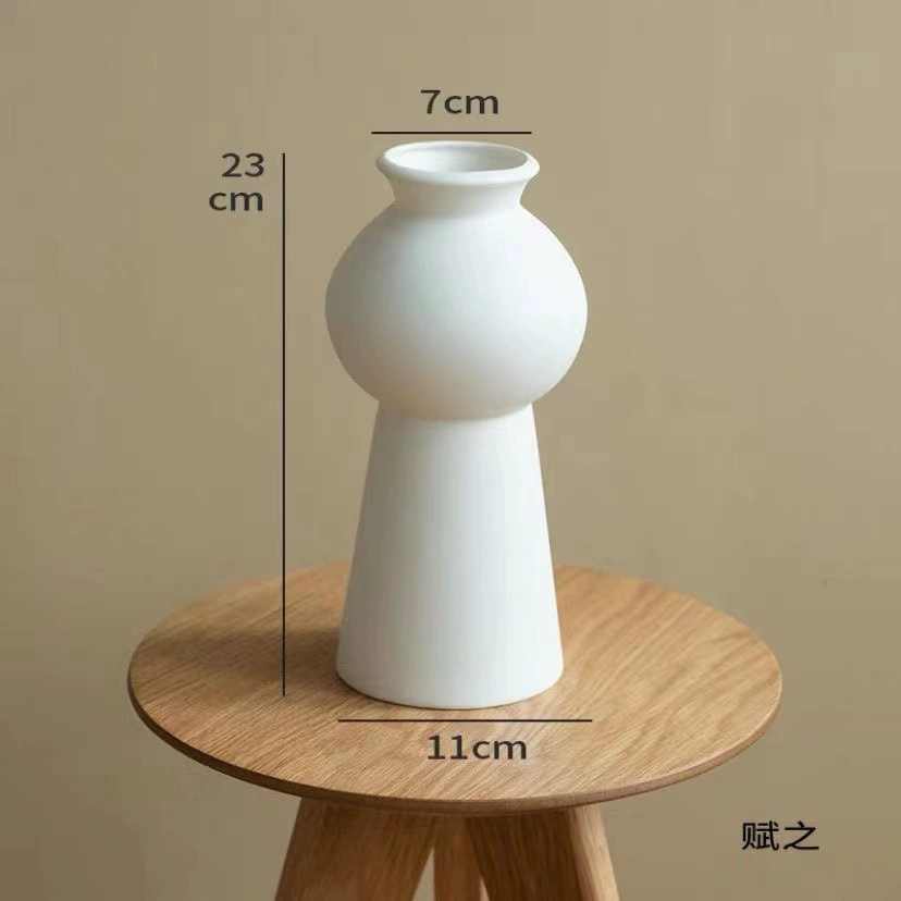 Ceramic fresh modern white decorations for living room, home decor