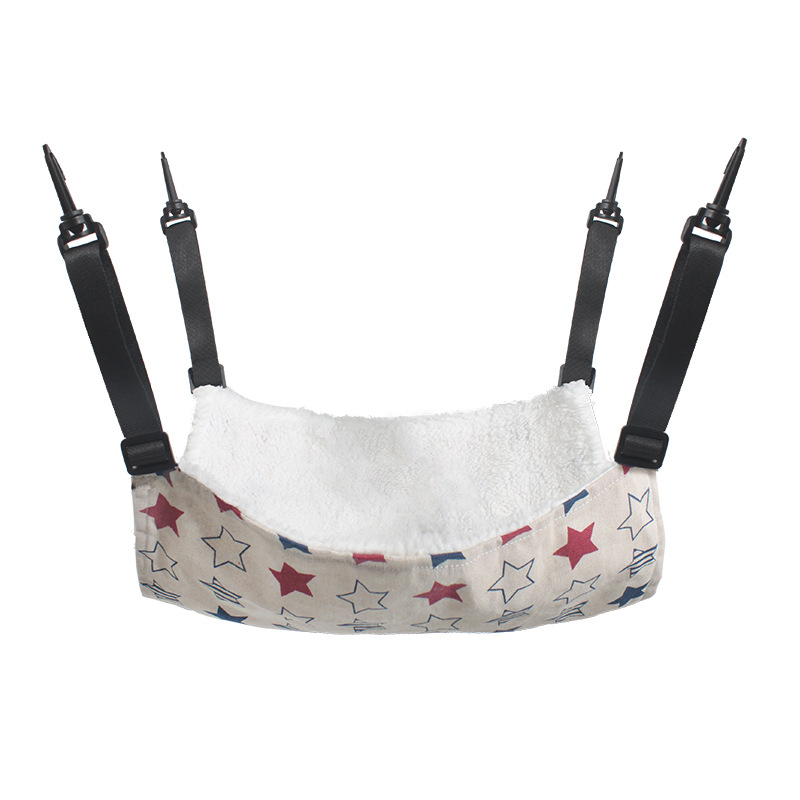 Nueva mascota gato nido gato hamaca jaula de hierro transpirable forrado de vellón gancho ajustable gato columpio colgante nido gato escalada Marco de juguete