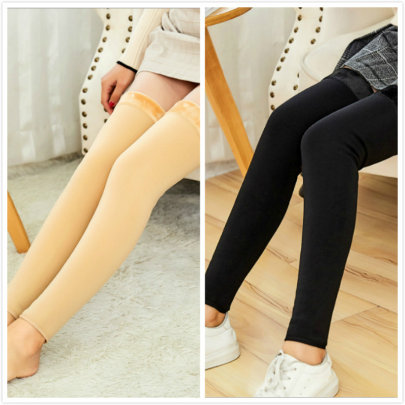 winter keep warm Plush thickening Super long Knee pads Leggings knitting motion Cold proof keep warm Heating knee Manufactor wholesale