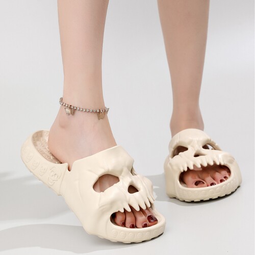Cross-border stepping sensation women's EVA indoor bathroom anti-slip fish mouth coconut home thick sole soft men's sandals
