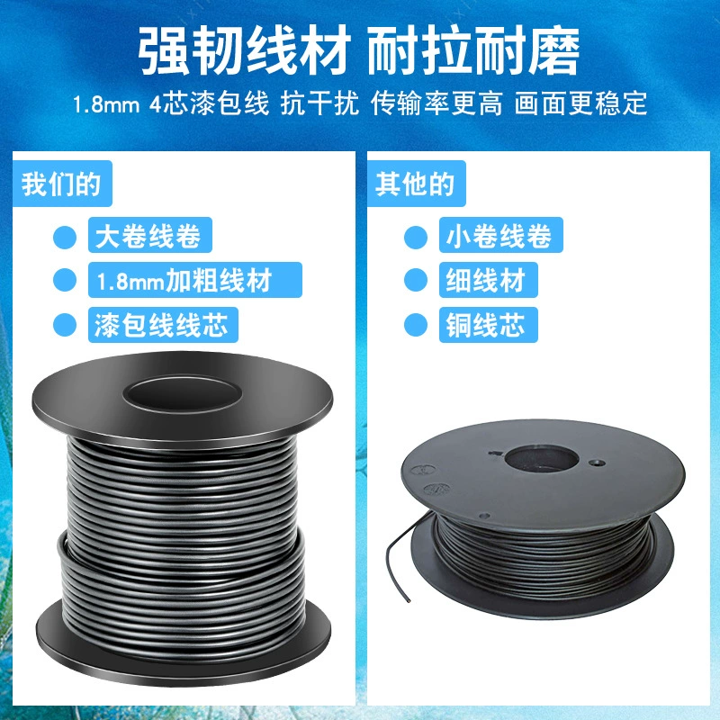 第四象限 Visual anchor fish line imported Bai Dan silk lacquer bag copper fishing, grinding, pull -resistant fish camera camera