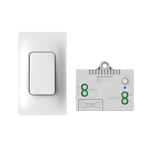 Self-generating wireless switch 220v American version wiring-free remote control switch freely affixed to waterproof battery-free wall switch