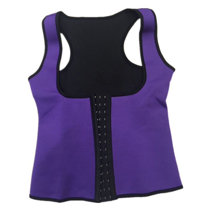 Corsé deportivo para mujer con cremallera, chaleco de neopreno reductivo para entrenamiento y yoga