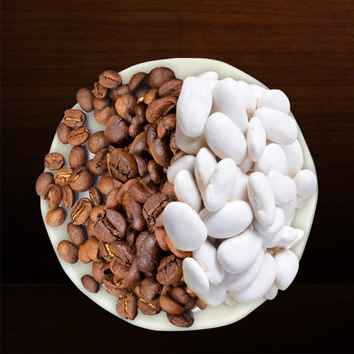 White kidney bean black coffee instant coffee solid drink black coffee white kidney bean coffee wholesale dropshipping
