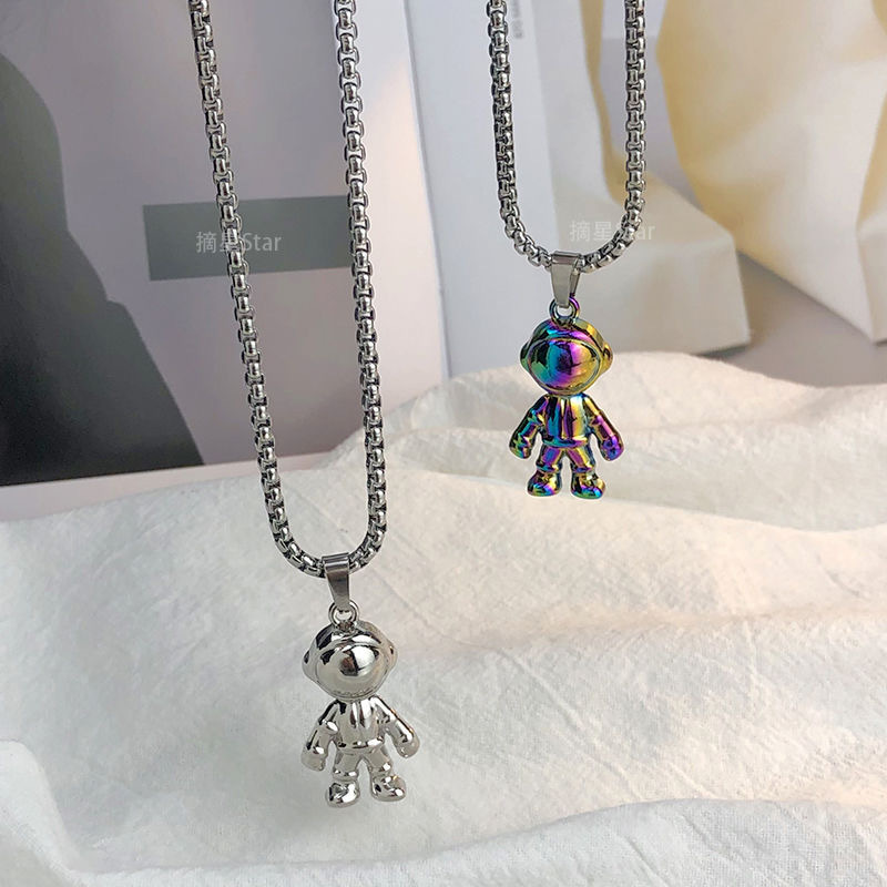 Fashion Cartoon Character Stainless Steel Plating Pendant Necklace 1 Piece