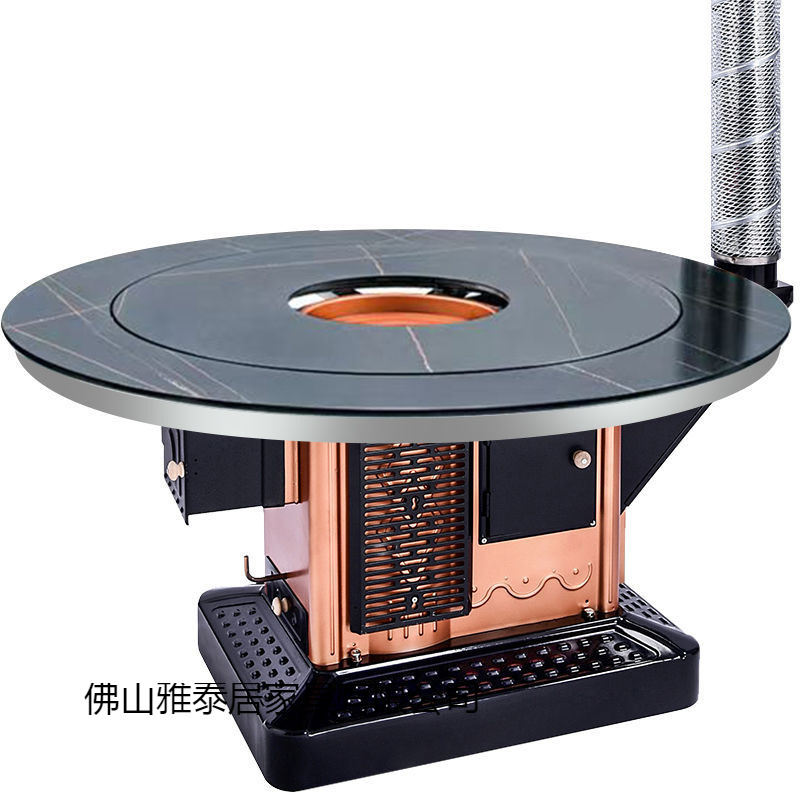 家用柴火炉特厚煤炉冬季柴煤两用回风炉节能取暖炉室内无烟烤火炉