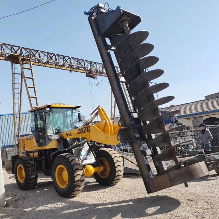 Máquina de perforación de perforación de poste de cable para construcción de ingeniería de control de profundidad de precisión