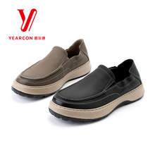 意尔康男鞋2025新款真皮休闲皮鞋男一脚蹬懒人驾车鞋5113AA56985A