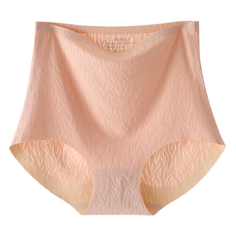 Mujeres 3D melocotón hip algodón antibacteriano inferior ropa interior transpirable desnudo sin costuras de alta cintura cadera levantamiento vientre conformación pantalones florales