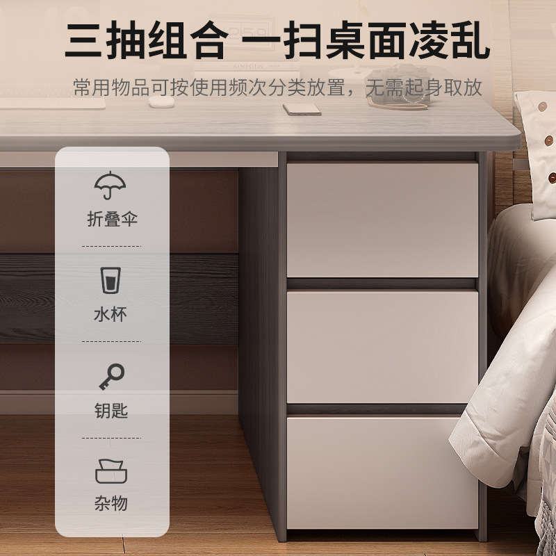 Escritorio para computadora, escritorio para el hogar, dormitorio, oficina, mesa rectangular, mesa de trabajo, moderno, simple, escritorio de estudio para estudiantes