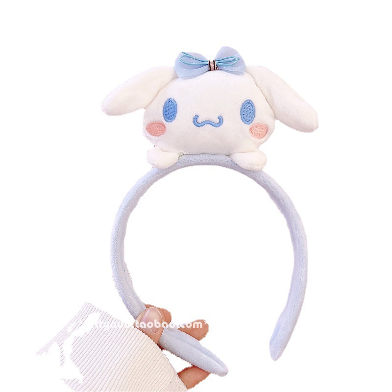 Muñeca de dibujos animados felpa diadema coolomi lindo lavado de cara diadema pelo presionando Sanrio perezoso lavado de cara accesorios para el cabello