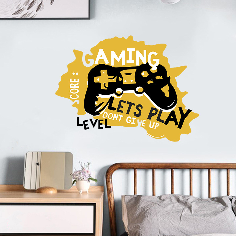 Fashion Game Handle Gaming Bedroom Porch Wall Stickers display picture 4