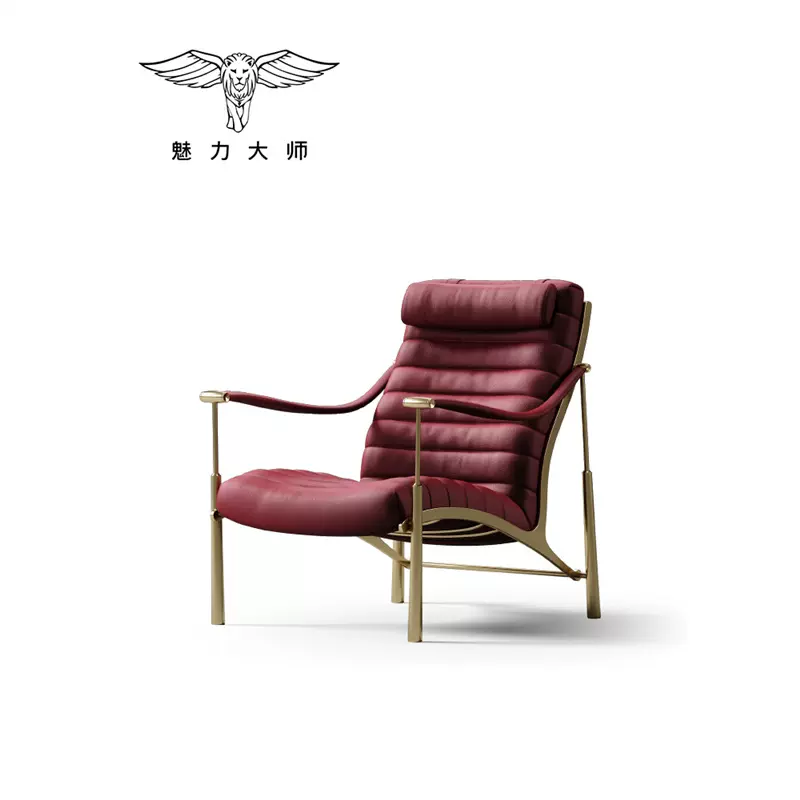 魅力大师意式轻奢休闲椅别墅豪宅客厅单人椅设计师新款家用沙发椅