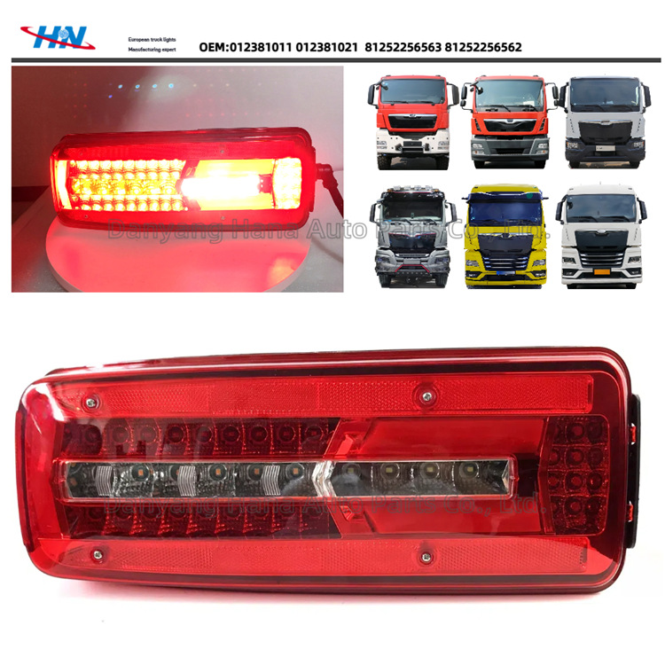 Luz trasera LED TGX TGS Luz de freno de camión alemán MAN 81252256563 81252256562