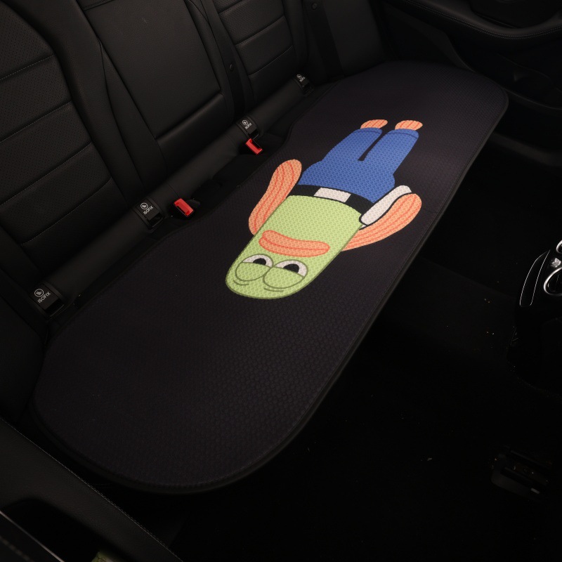 Spongebob Cartoon Car Seat Cushion, Summer All-Season Universal Ventilated and Breathable Seat Cushion, Personalized Summer Seat Cushion