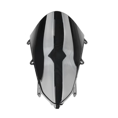 Suitable for Honda Cbr250Rr 23-25 Motorcycle Racing Heightened Front Windshield Windscreen Wind Shield (Motorcycle front windshield) - black