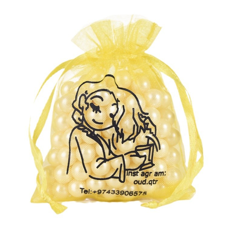 Bolsitas de organza al por mayor bolsa de cordón color sólido para dulces joyería regalos