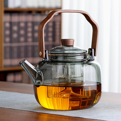High borosilicate glass tea kettle, high temperature resistant tea kettle, steaming dual-purpose open fire electric ceramic stove tea kettle