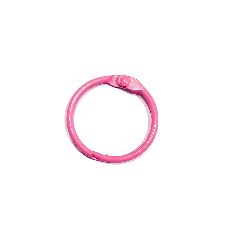Color macarón 30mm color laqueado anillo de encuadernación anillo de encuadernación calendario de escritorio anillo de encuadernación DIY