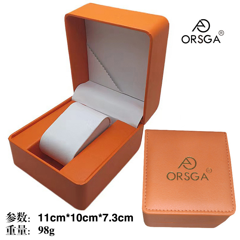 ORSGA Watch Box Alternative Watch Box Watch Accessories Watch Adjuster Watch Packaging Bag Square Long Watch Box