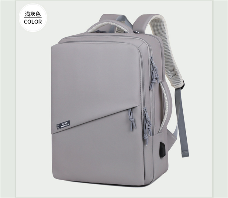 Cross-border backpack for men, multi-functional laptop bag, large-capacity dry-wet separation, leisure business travel backpack undefined