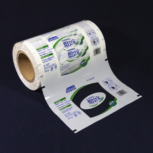 Opp/Cpp/Pe Composite Packaging Film Kitchen and Bathroom Supplies Steel Wire Ball Rag Packaging Film Custom Printed Roll Film