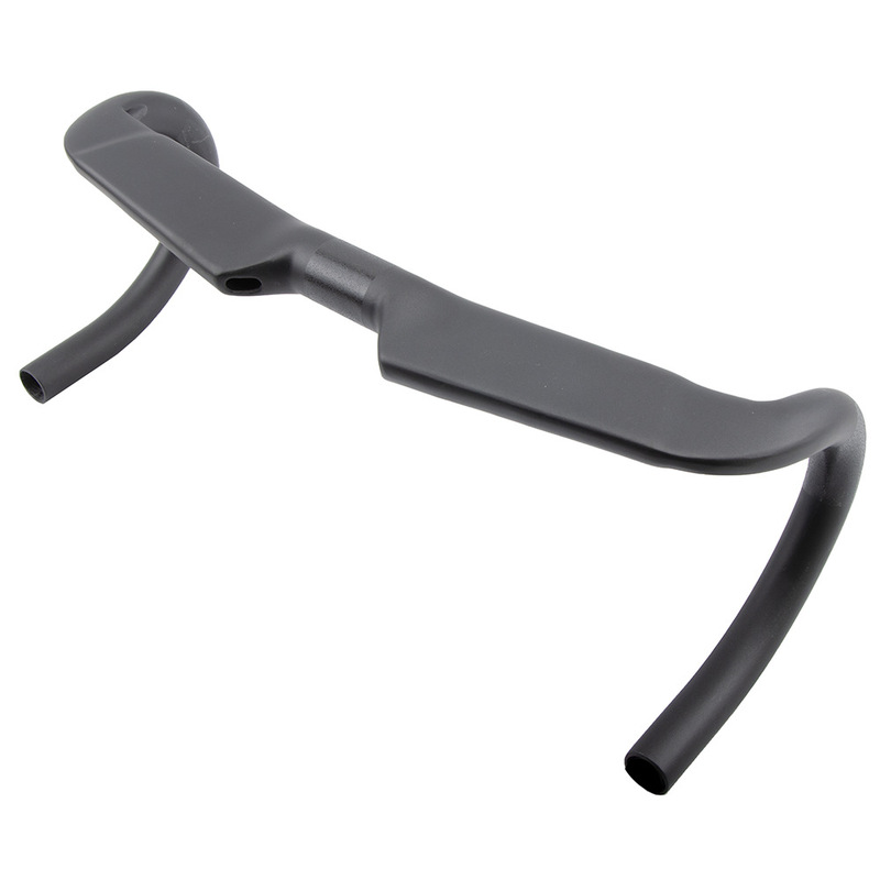 Full carbon fiber road bicycle bending handlebar broken wind flat racing bending handlebar inner line 31.8mm