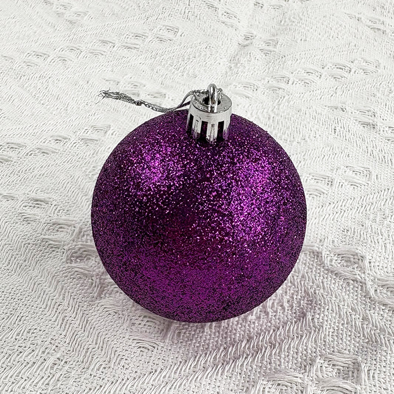 メーカー直販ばら積クリスマスボール4/6/8/10cmクリスマスツリー吊り下げボール飾りプラスチックメッキボール|undefined