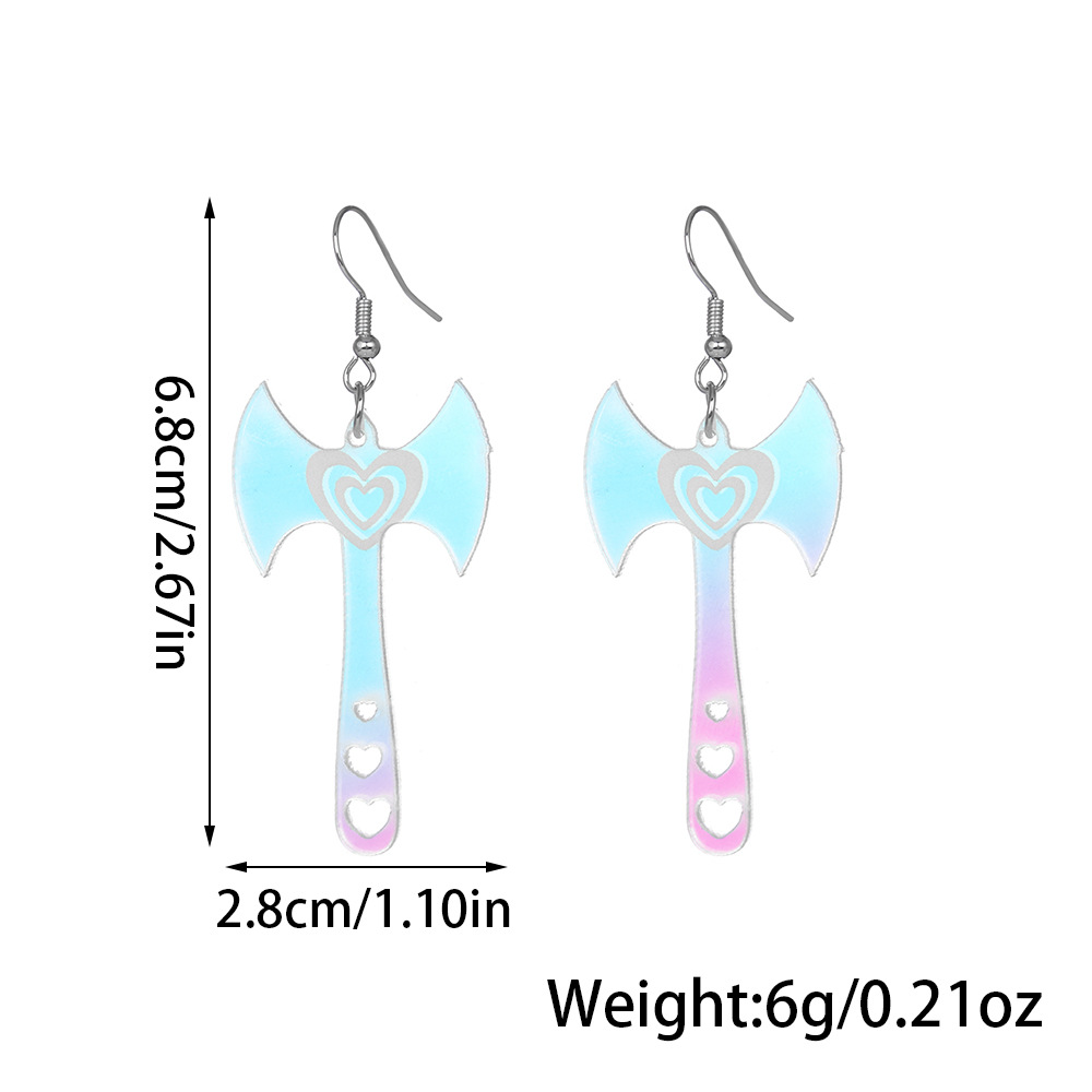 Acrylic Material 1 Pair Cute Simple Style Umbrella Fish Arylic Drop Earrings