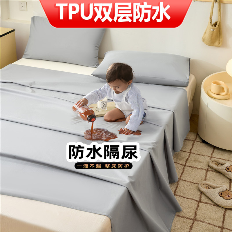 Protector de Cama Impermeable para Orina y Pelo de Gatos, Barrera de Orina, Lavable a Máquina, Protector de Orina para Perros, Conejos y Otras Mascotas, Tapete Absorbente.