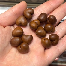 迈索尔老山檀爱心文玩配饰DIY手工文玩手串配件手链项链小滴流手