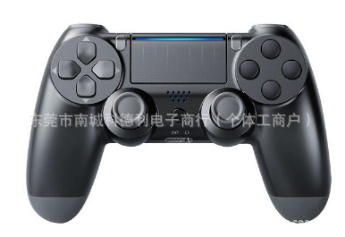 Manejador de juegos p4 explosivo transfronterizo Versión europea y americana Manejador de juegos P4 de seis ejes para computadora Manejador de juegos inalámbrico Bluetooth p4