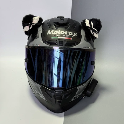 Auto Parts and Accessories: Xióngmāo Helmet Decoration Cat