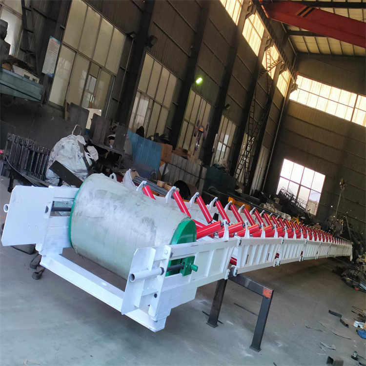 Material de correa de transferencia de tipo correa minera con operación flexible del transportador