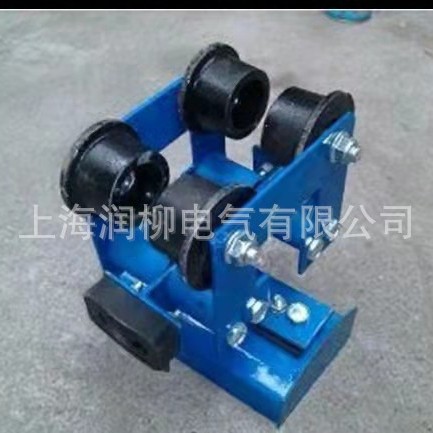 起重机行车10号工字钢电缆滑车 CH2龙门吊轨道铁轮拖缆吊线小跑车