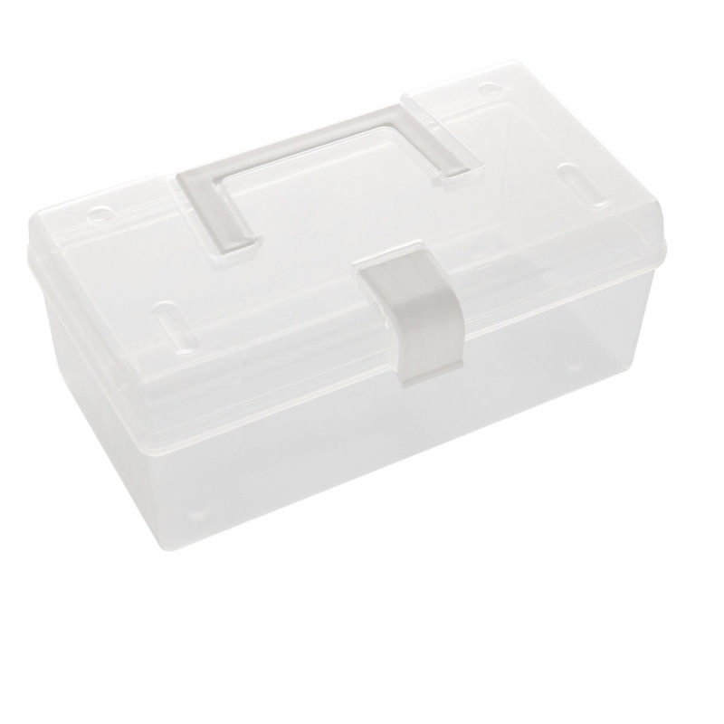 Nueva caja de almacenamiento de máscara transparente portátil transparente caja de almacenamiento de máscara vacía caja de almacenamiento temporal de plástico transparente para el hogar