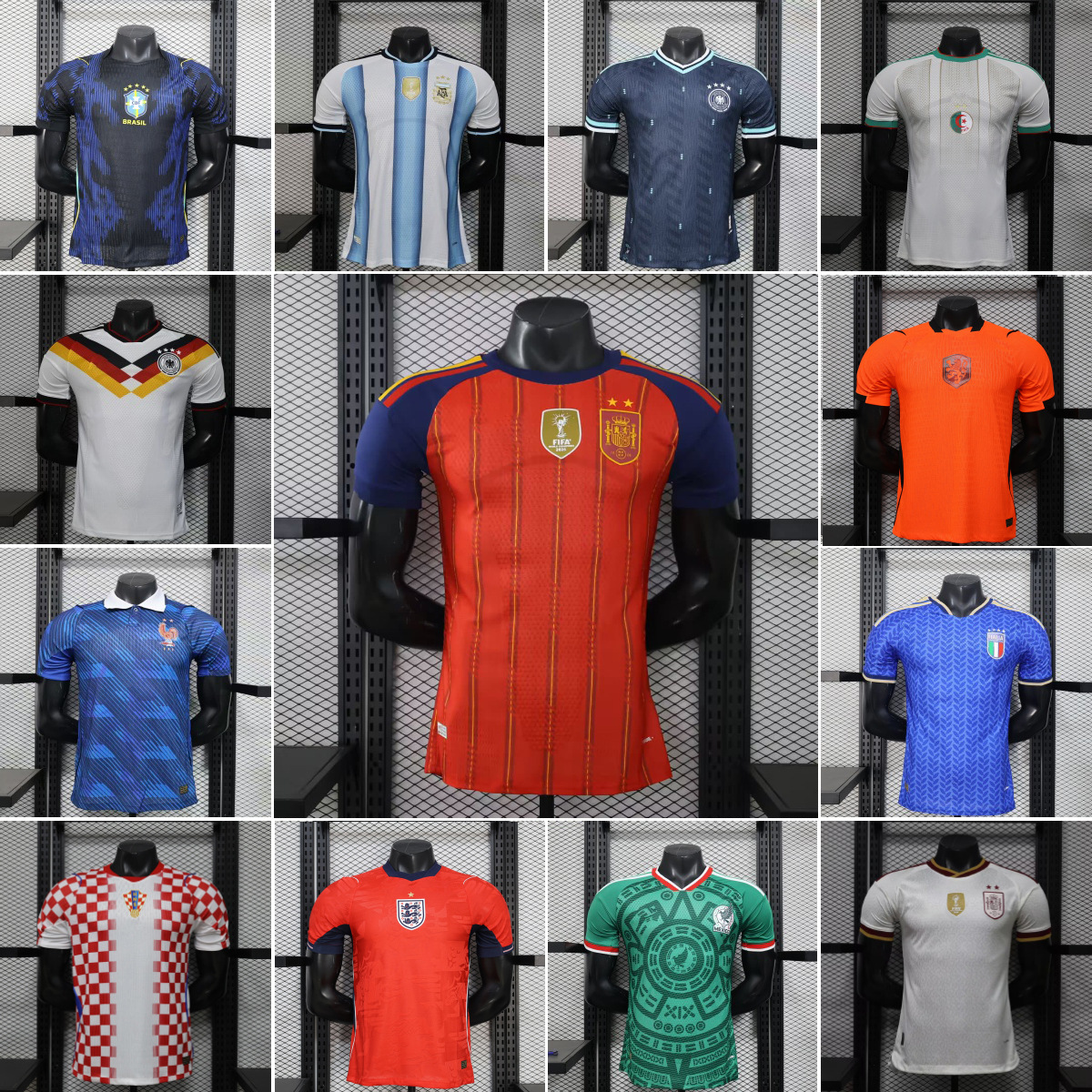 2026-yilgi Jahon chempionati formalari - Fransiya, Germaniya, Argentina, Meksika, Ispaniya, Niderlandiya, Angliya - ulgurji futbol formalari