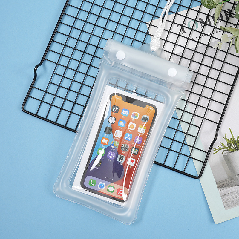 屋外三層密封エアバッグ携帯電話防水袋水泳水中写真防水バッグ潜水専用防水カバー|undefined