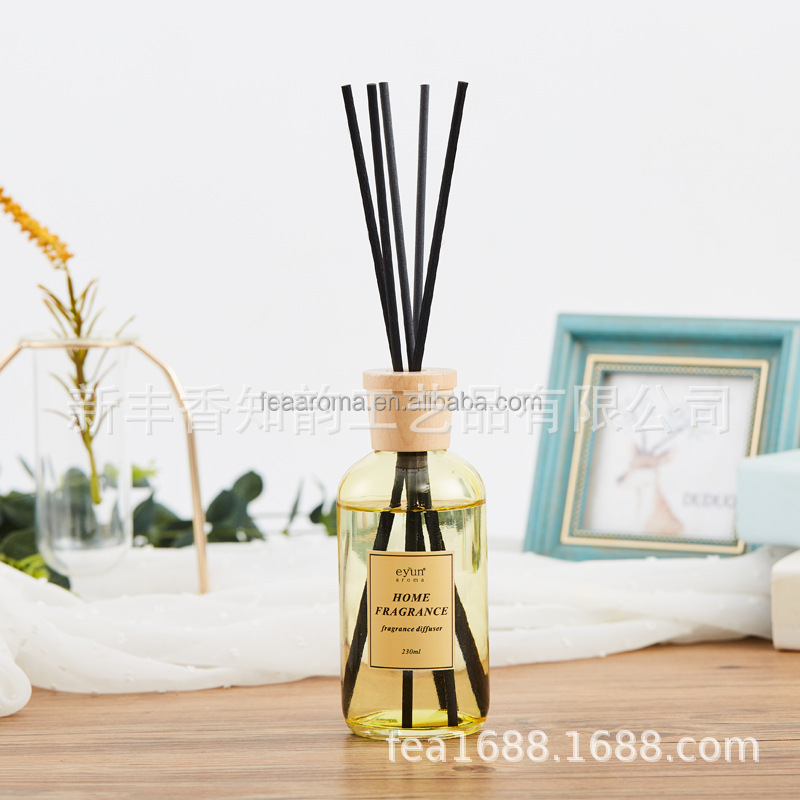 小额批发香薰玫瑰白茶自然散发纤维棒挥发香薰酒店卧室厕所香氛