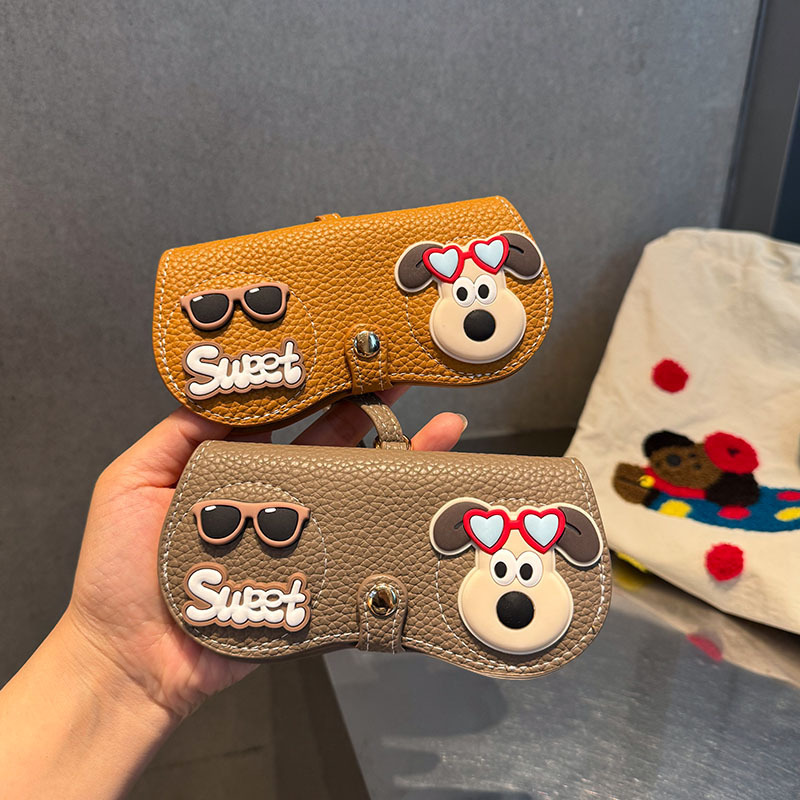 Cute Glasses Bag, Portable, Unisex, Myopia Glasses Case, Sunglasses Protective Cover, Anti-Pressure Sunglasses Storage Bag