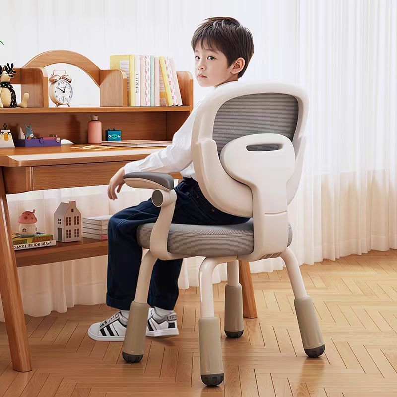 Children's Learning Lift Chair, Home Student Writing Desk and Chair, Special Adjustable Backrest Seat for Correcting Sitting Posture