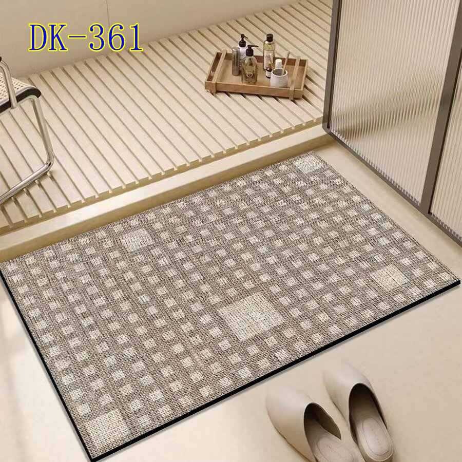 Luxe diatomiet mat antislip en sneldrogend voor in de badkamer_voghion.com
